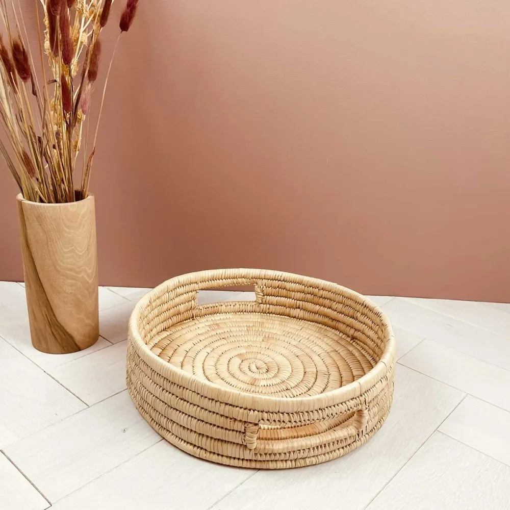 Plateau de service en matière naturelle D30cm