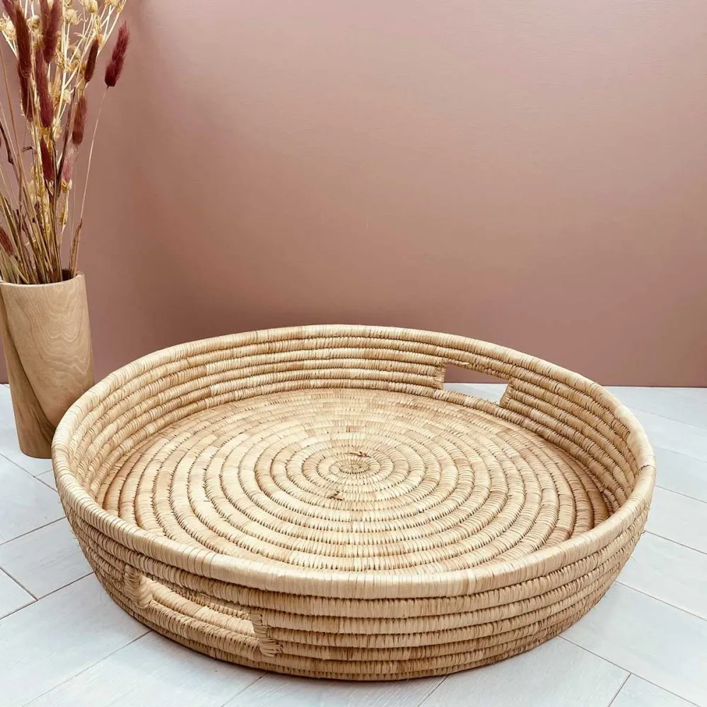 Plateau de service en matière naturelle D50cm