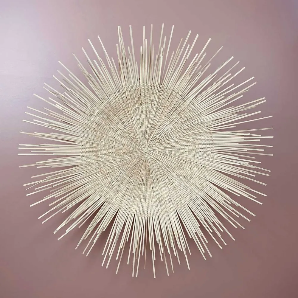 Plateau - décoration murale naturelle Soleil D50cm