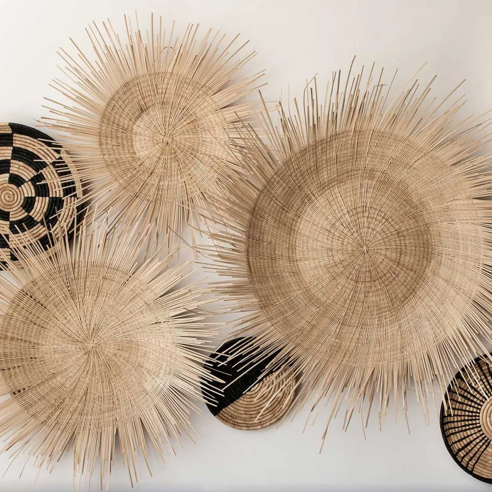 Plateau - décoration murale naturelle Soleil D65cm