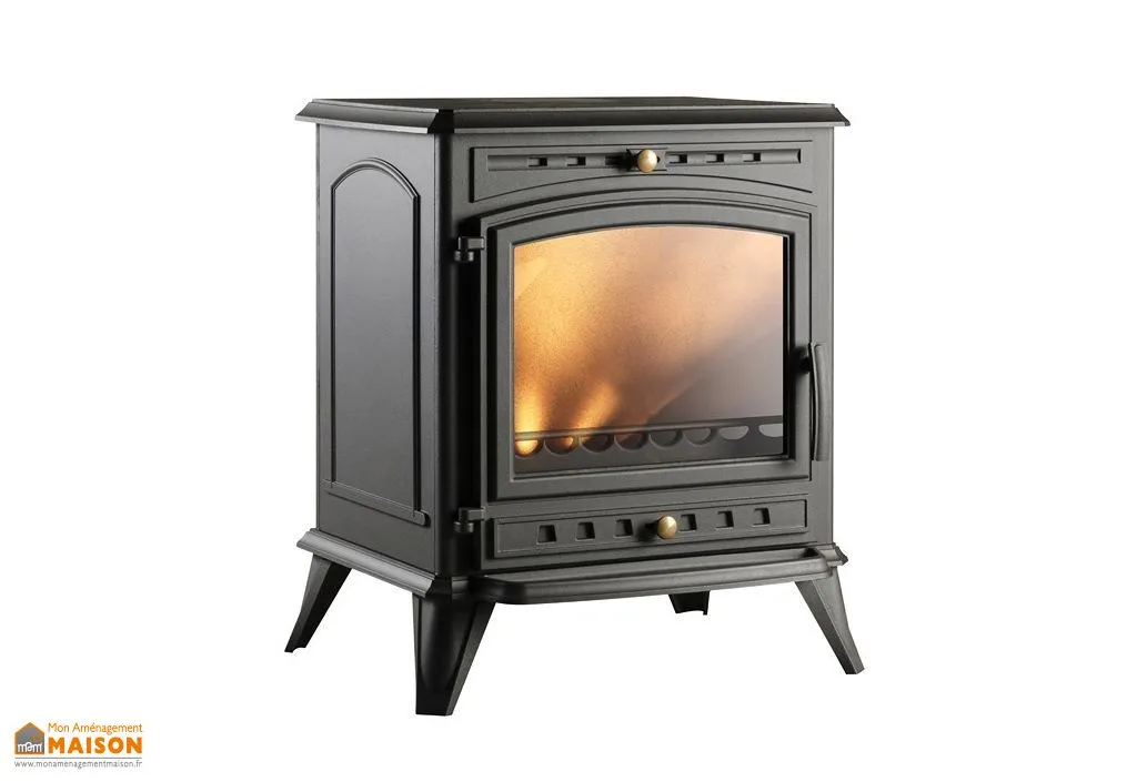 Poêle à Bois en Fonte Double Combustion Altea 8 kW