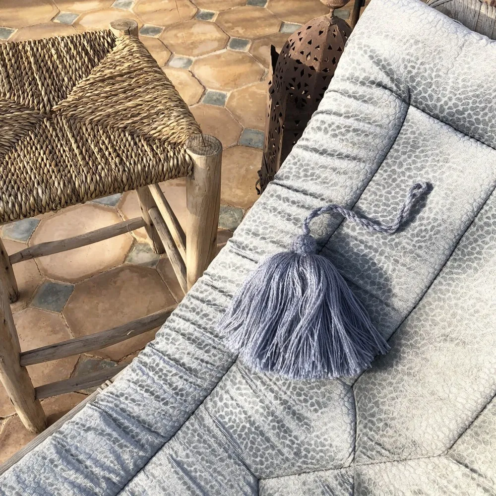 Grand pompon en laine