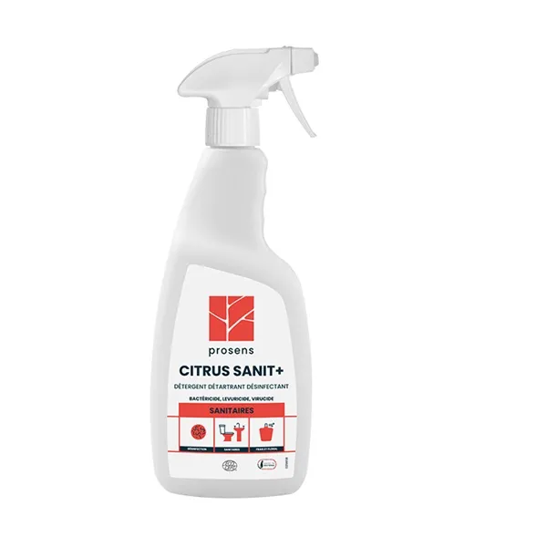Détartrant Désinfectant Citrus Sanit+ Flacon 750 ML