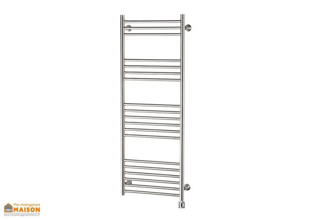 Radiateur sèche-serviettes électrique en inox 400 W - Tora
