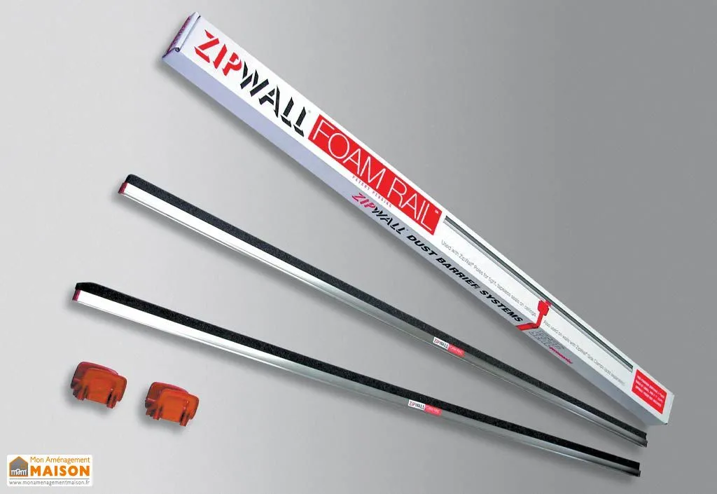 Pack Plafond 2 Rails + 2 Clips Zipwall
