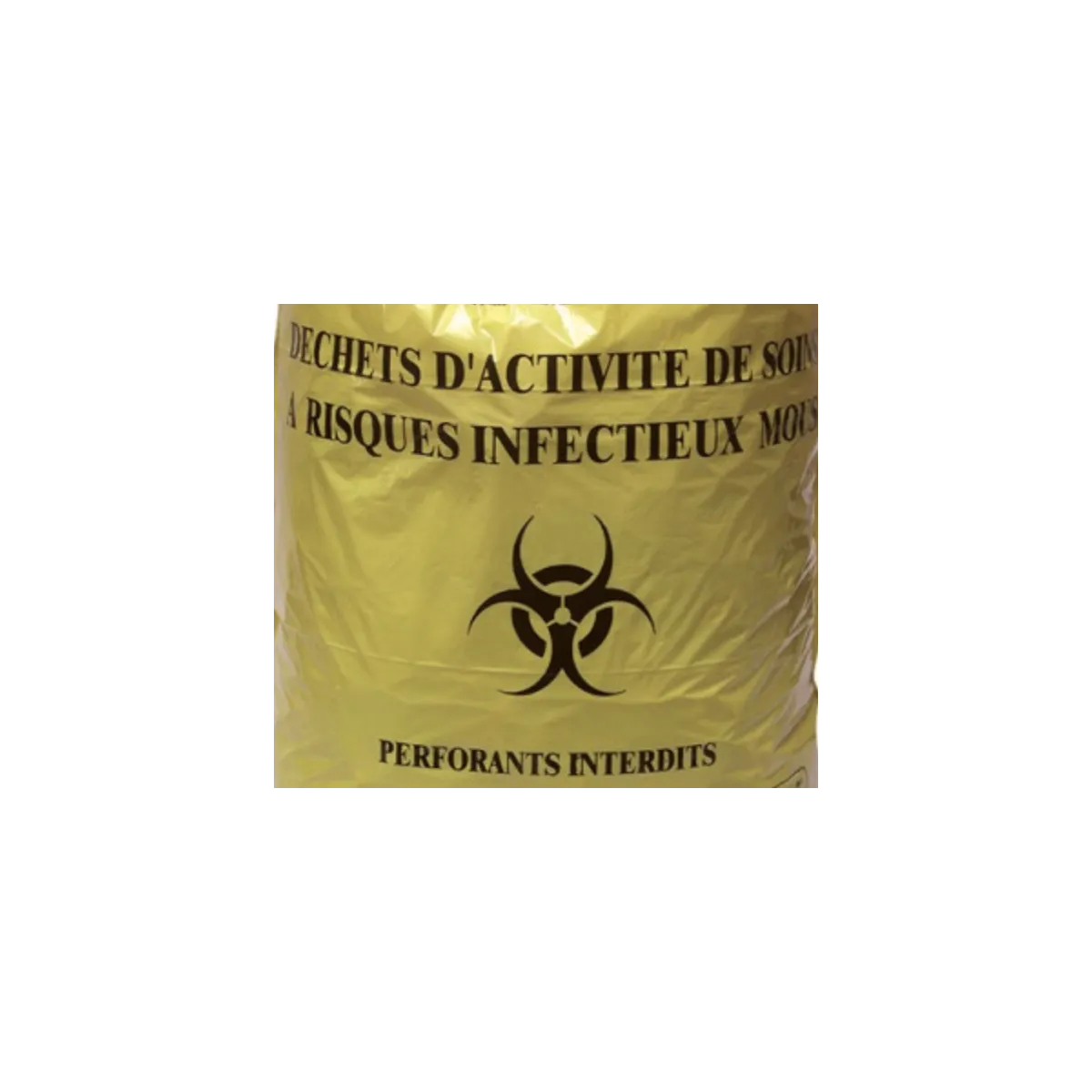 Sac poubelle jaune DASRI 30l basse densité