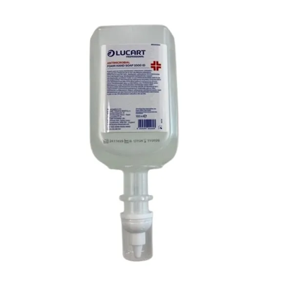 Savon Mousse antimicrobien Lucart Cartouche 1 L