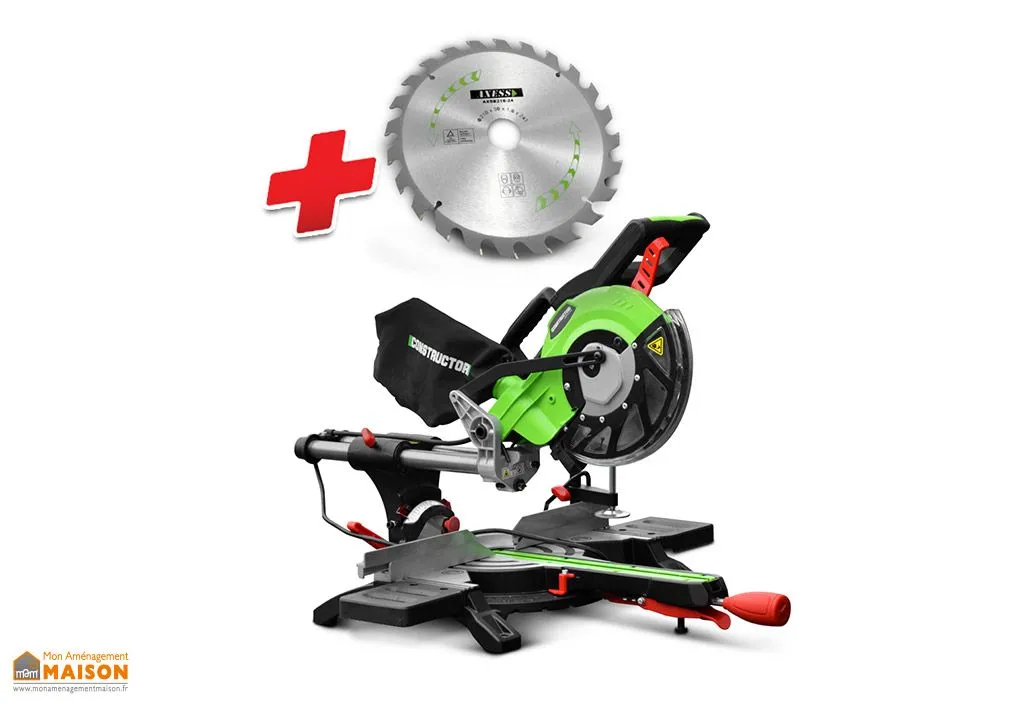 Scie à onglet radiale électrique 1800 W – 31 cm