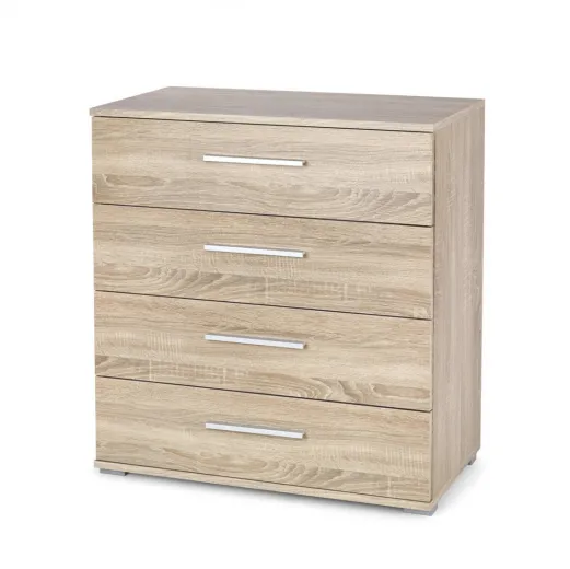 Commode avec 4 tiroirs Lima KM-3 Chêne Sonoma, l77xA40xH82 cm