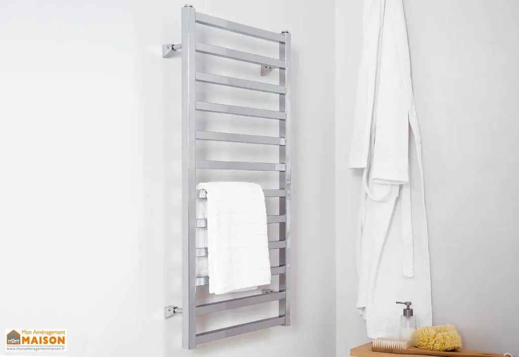Radiateur sèche-serviettes électrique en acier Karnak