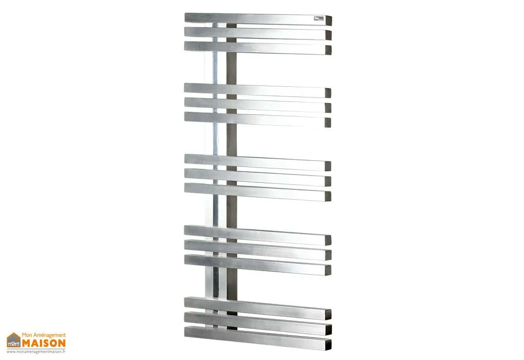 Radiateur sèche-serviettes électrique en inox 400 W - Alias