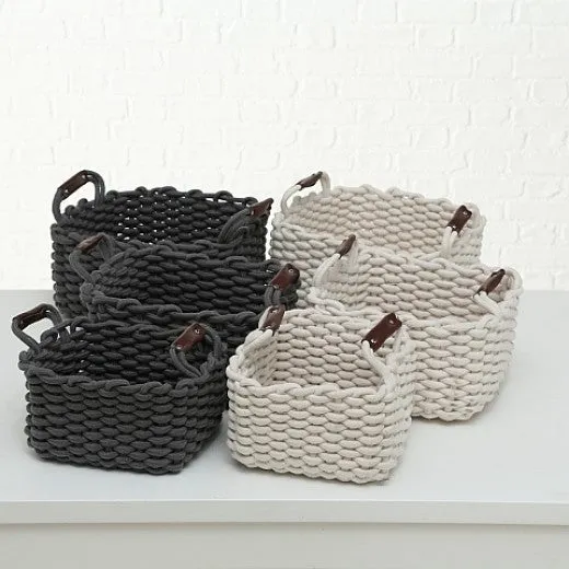 Ensemble de paniers de rangement, Cathrin, 6 pièces