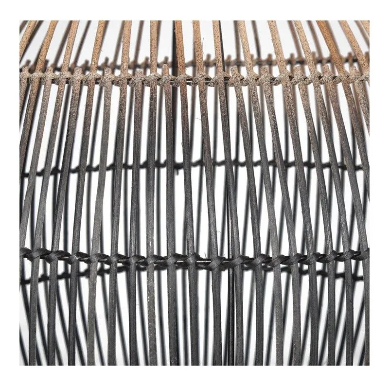 Fauteuil Bamako en aluminium et textilène marron, 56x56x87 cm