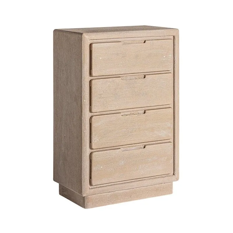 Commode en bois de manguier marron clair, 60 x 35 x 90 cm | Werlé