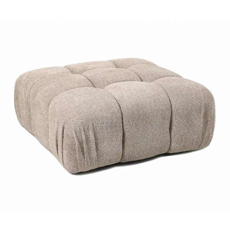 Canapé modulable en tissu taupe, 94 x 94 x 39 cm | Killiam