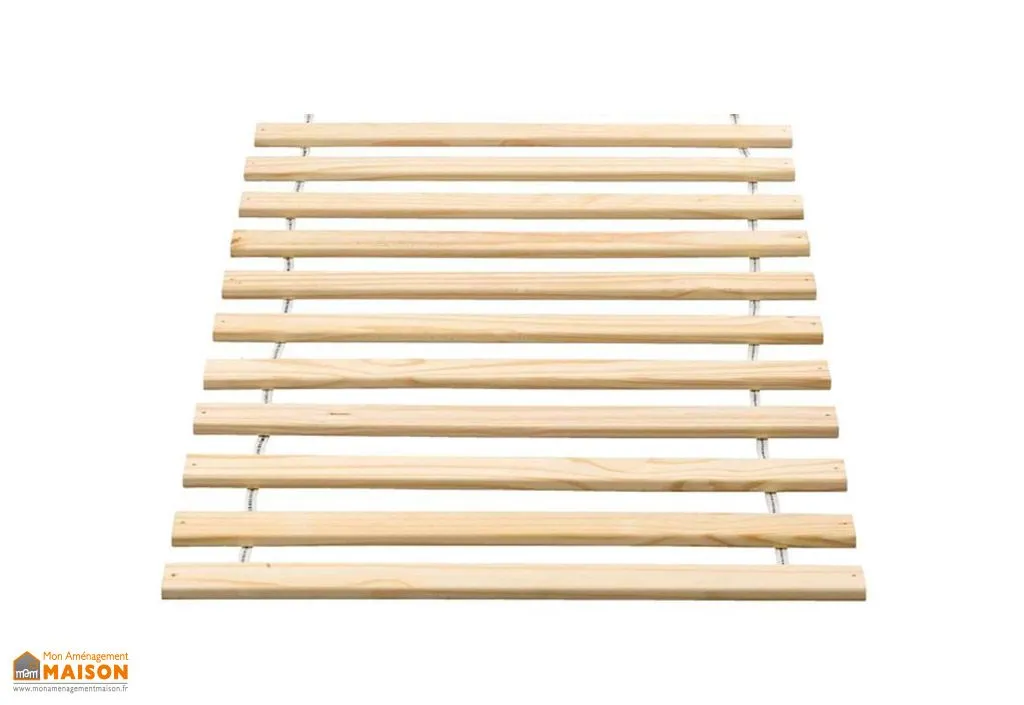 Sommier Enroulable 16 Lattes en Bois 90 x 200 cm