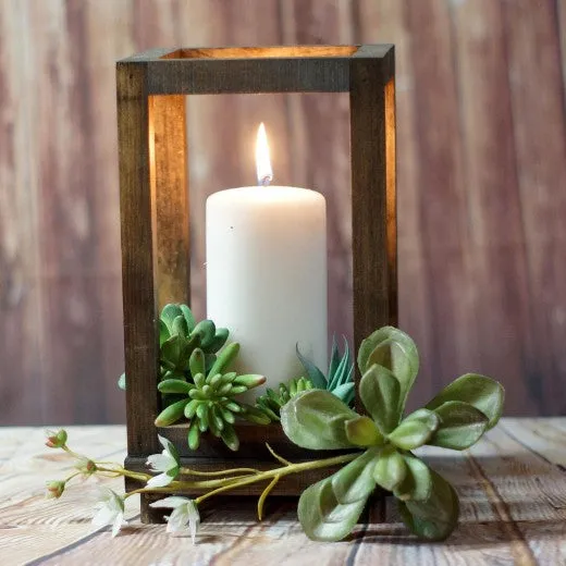 Bougeoir en bois joyeux 105, l13xA13xH25 cm