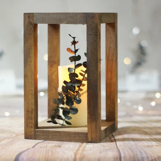 Bougeoir en bois joyeux 112, l14xA14xH23 cm