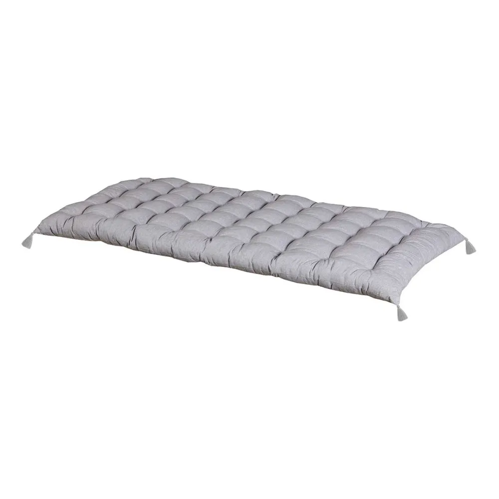 Sur-matelas coloris gris perle chambray 120*60cm