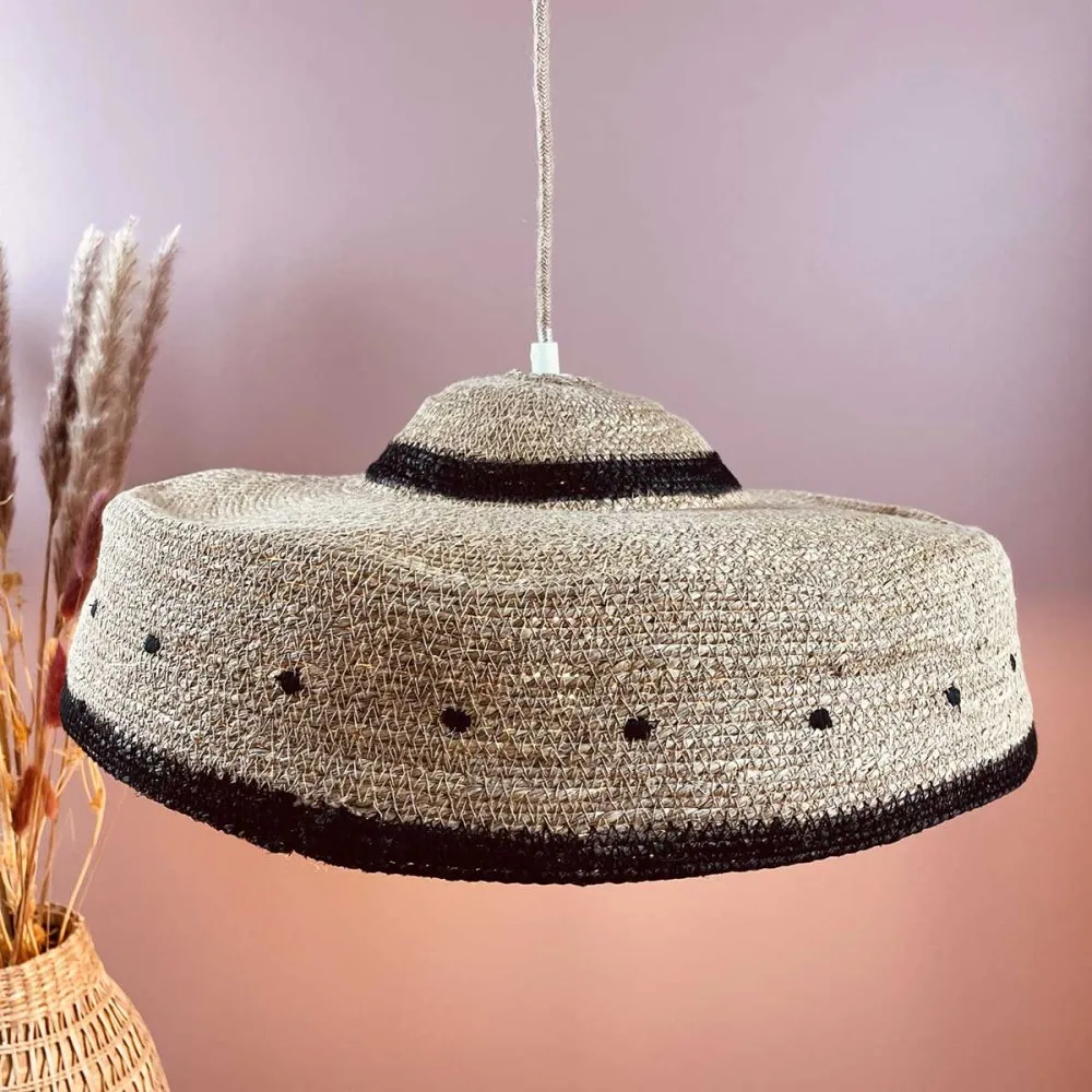 Abat jour pour Luminaire en herbier à pois - Opjet Paris