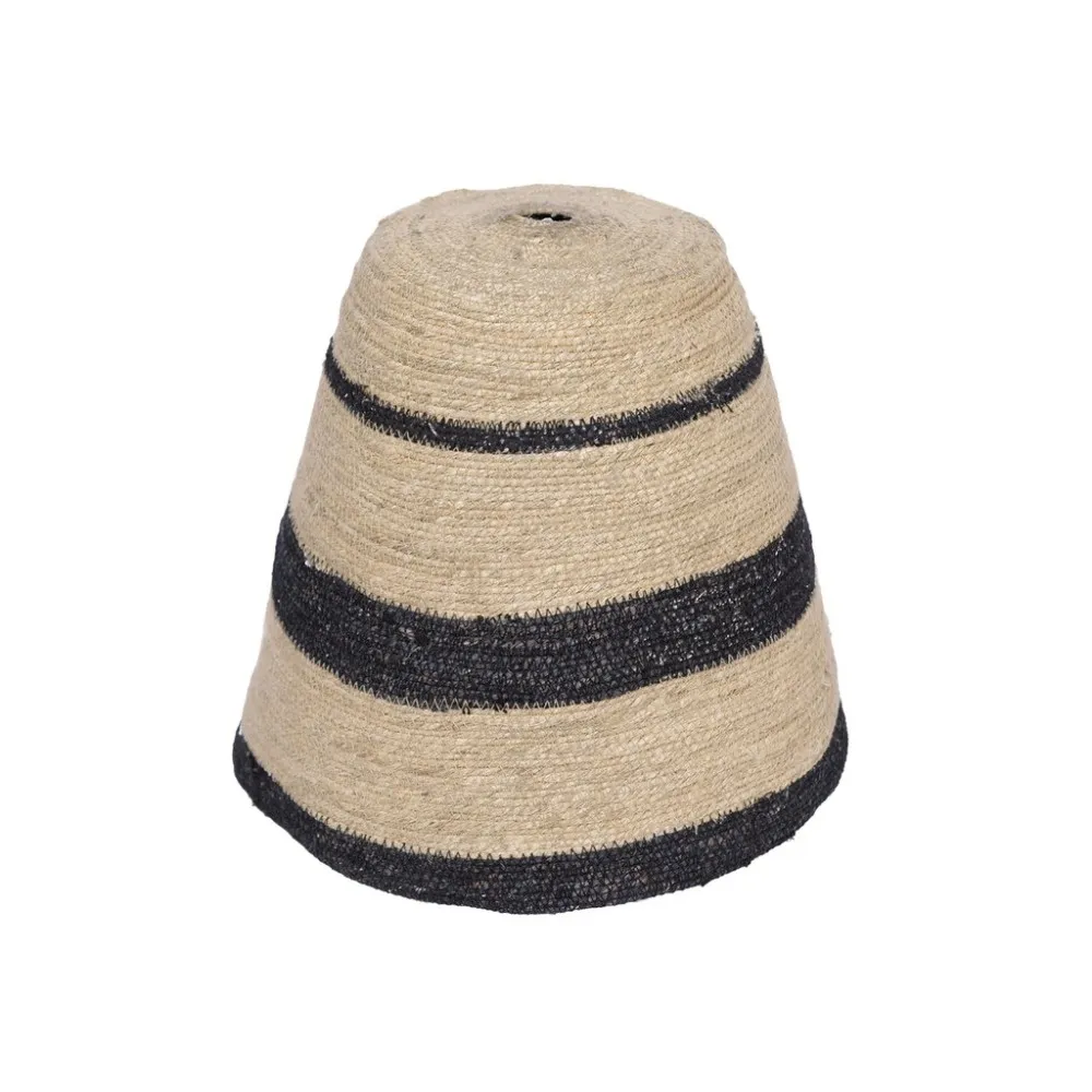 Abat jour pour Suspension en herbier à rayures noires - Opjet Paris