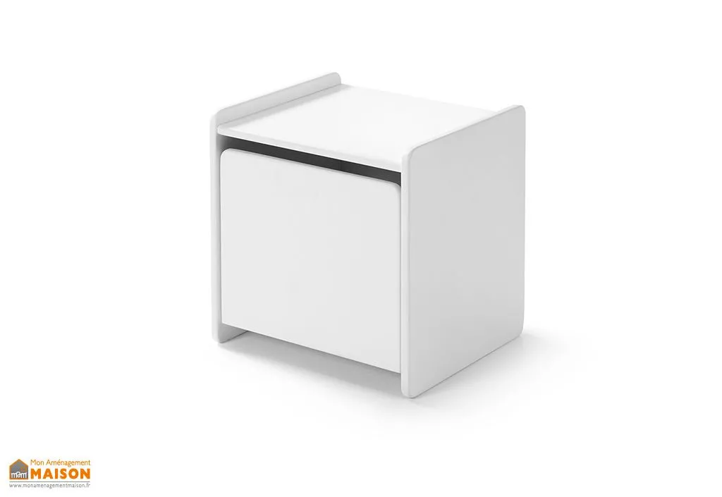 Table de Chevet en Bois de Pin et MDF Kiddy (4 Coloris)