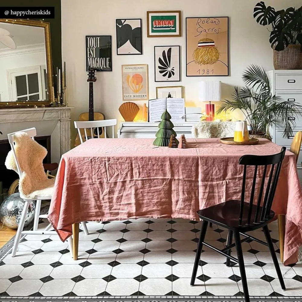 Tapis Beija Flor Vinyle Carreaux ciment Gambit Italian Antique