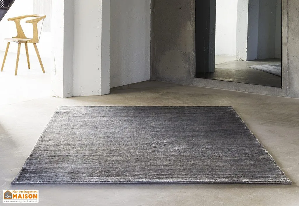 Tapis en Fibres de Bambou Bamboo Grey (4 Tailles)