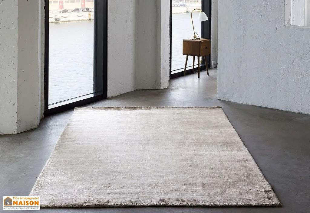 Tapis en Fibres de Bambou Bamboo Light Brown (4 Tailles)