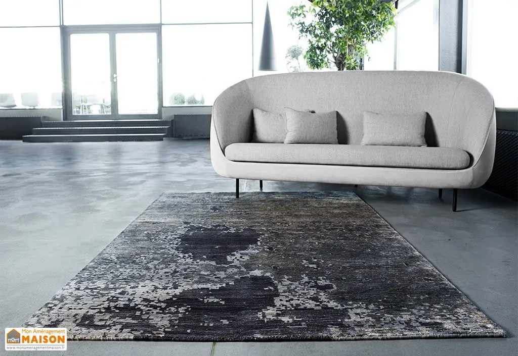 Tapis en Fibres de Bambou Moon Night (2 Tailles)