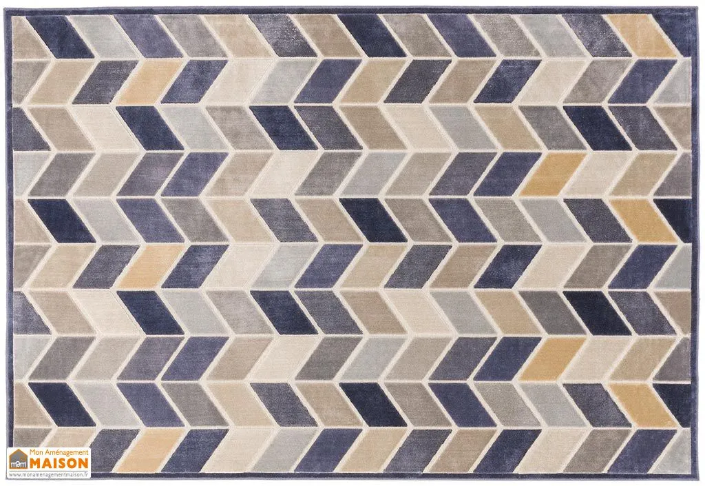 Tapis en Viscose et Polyester Hera (2 Coloris, 4 Tailles)