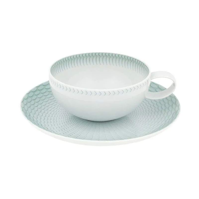 Tasse à thé avec soucoupe Porcelaine Venezia, Ø16,8x5 cm