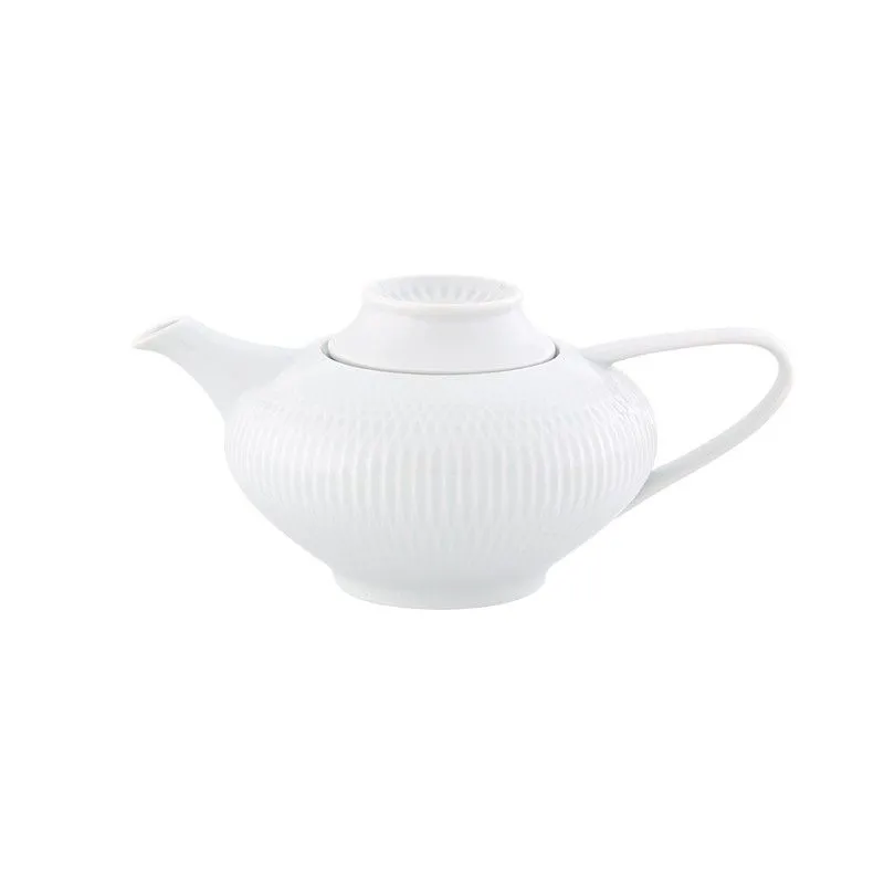 Théière en porcelaine blanche S, 19,8 x 13 x 9,1 cm | utopie