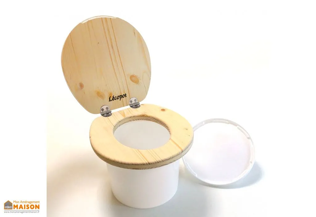 Toilette Sèche pour Enfant en Bois d’Épicéa Mini Colombus 25 x 27 cm