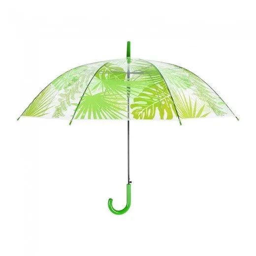 Parapluie pour adultes, Jungle Leaves Lime, Ø100xH81,5 cm