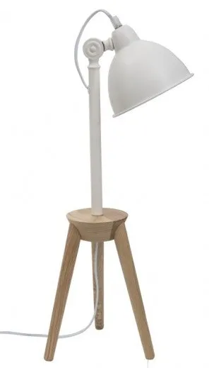 Lampe de bureau Soffi Desk Blanc / Naturel