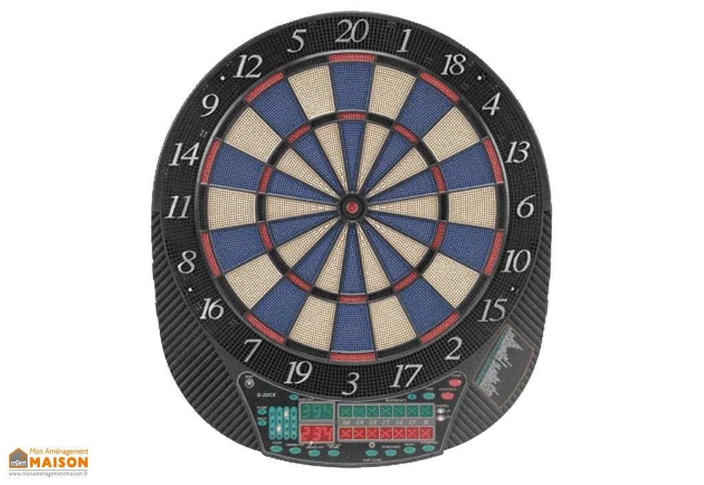 Cible de fléchettes électronique René Pierre Viper - 28 jeux