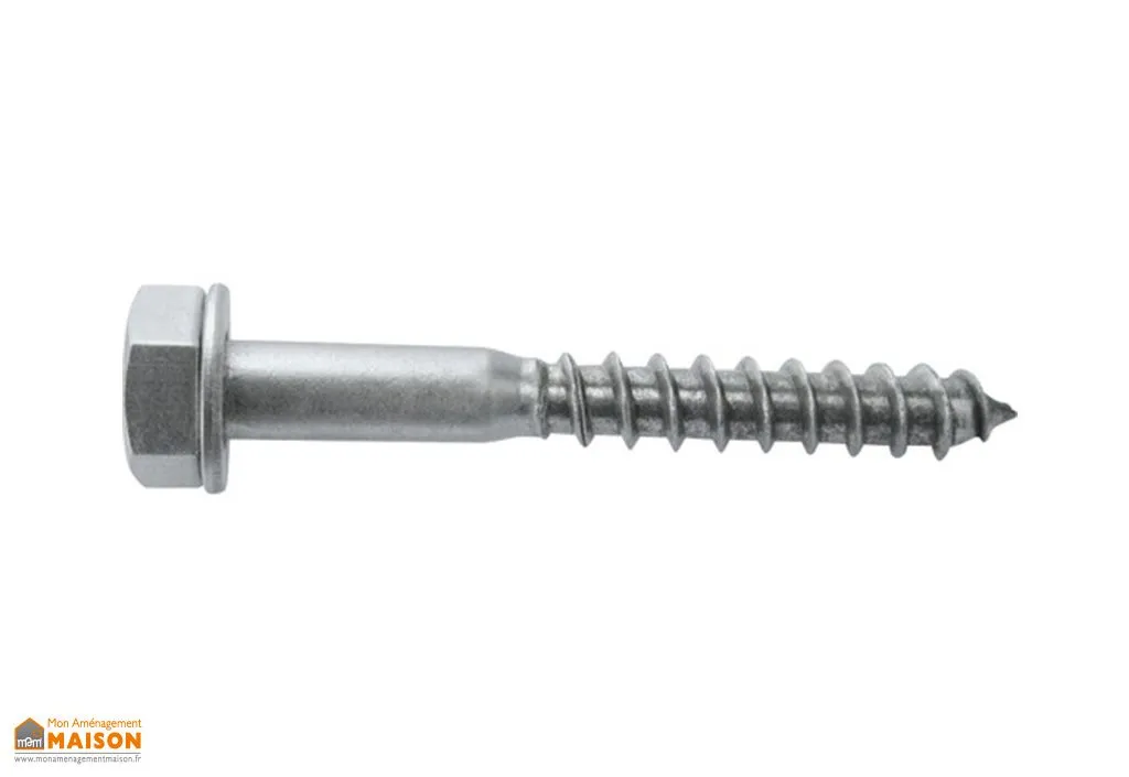 Lot de 4 vis à bois pour garde-corps Dieda