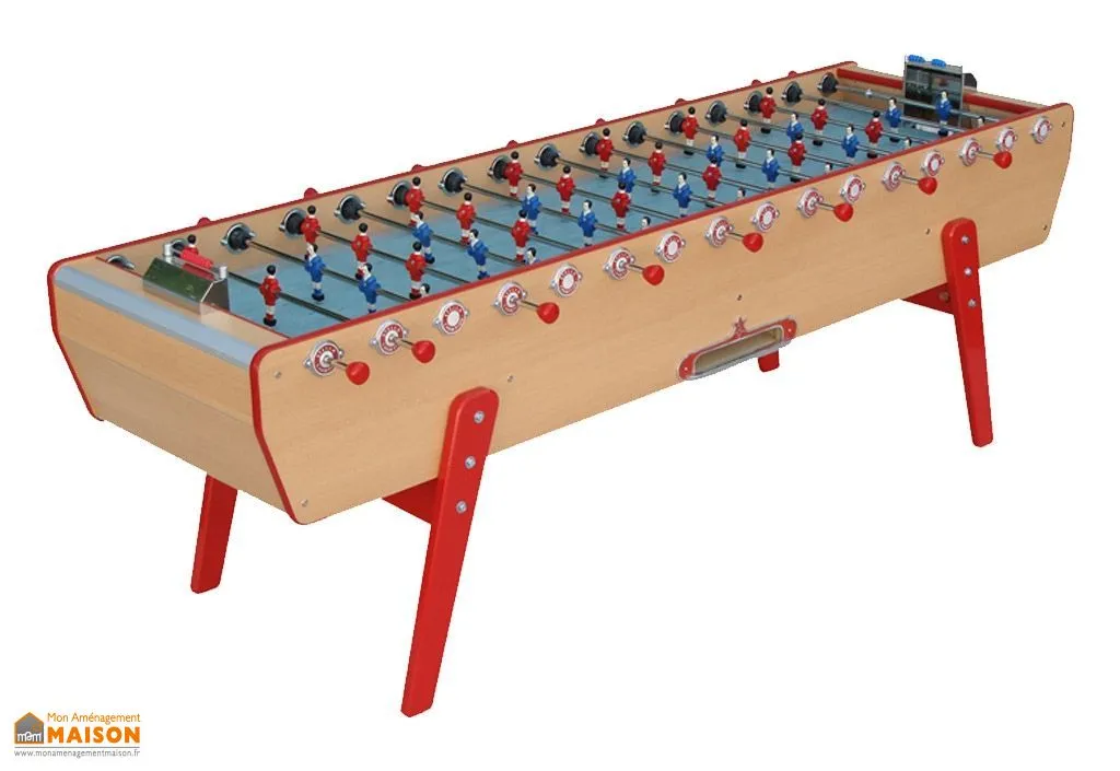 Babyfoot 8 joueurs en bois Stella Champion XXL