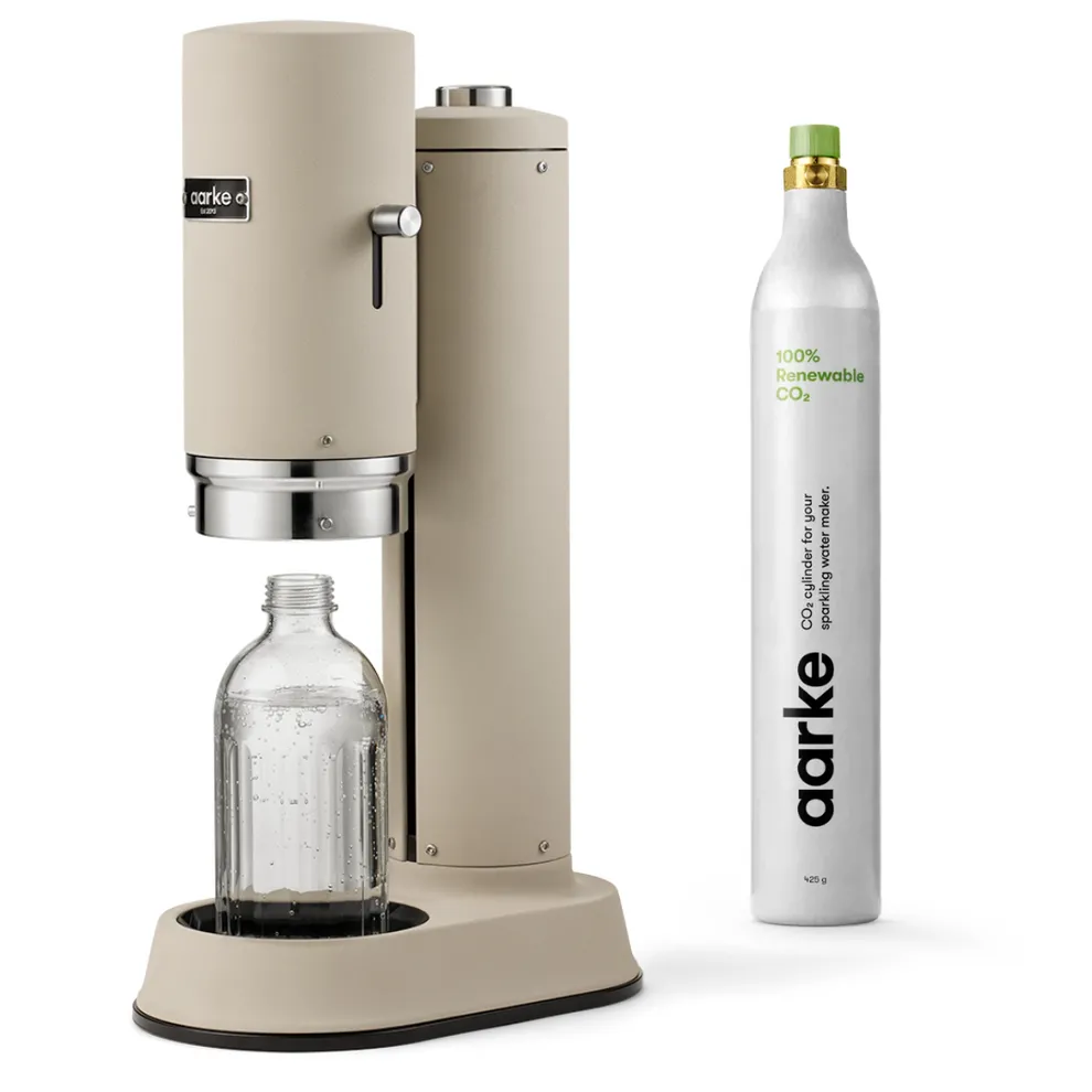 Carbonator Pro Crème avec bouteille en verre 0,8 litre et une cartouche de gaz CO²