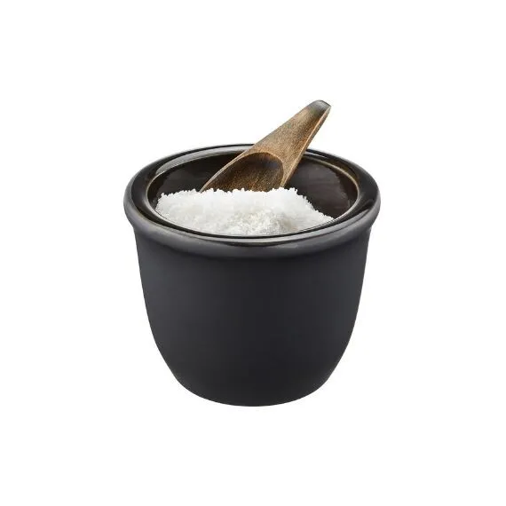 Boîte à sel et à épices couvercle inox