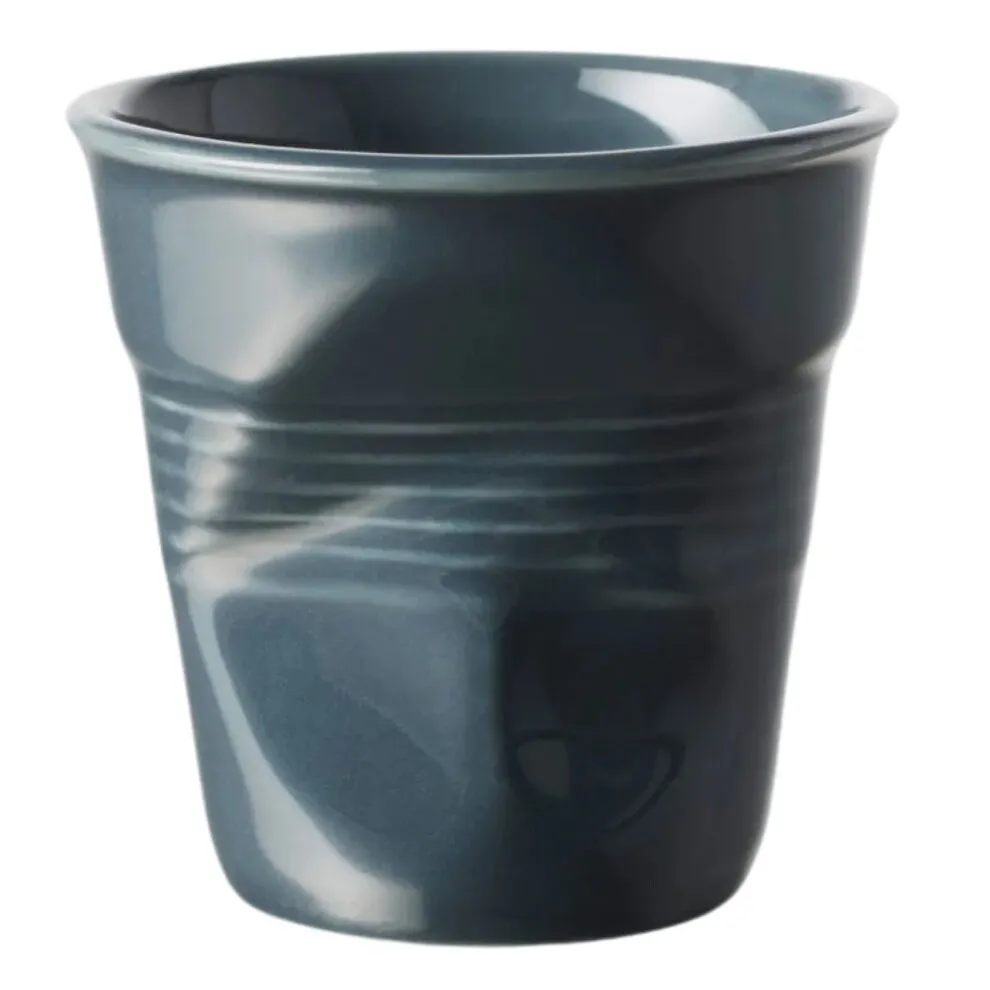 Gobelet froissé espresso 8cl Graphite