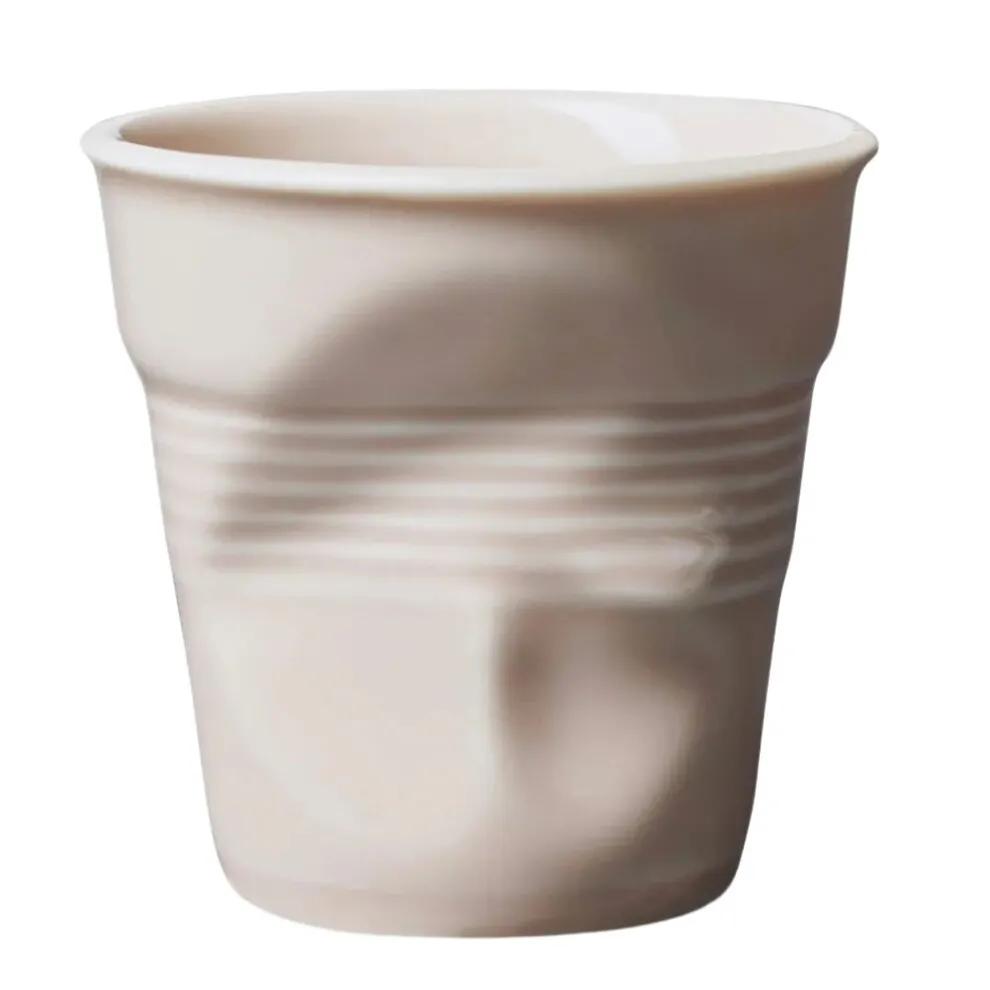 Gobelet froissé espresso 8cl Rose Aurore