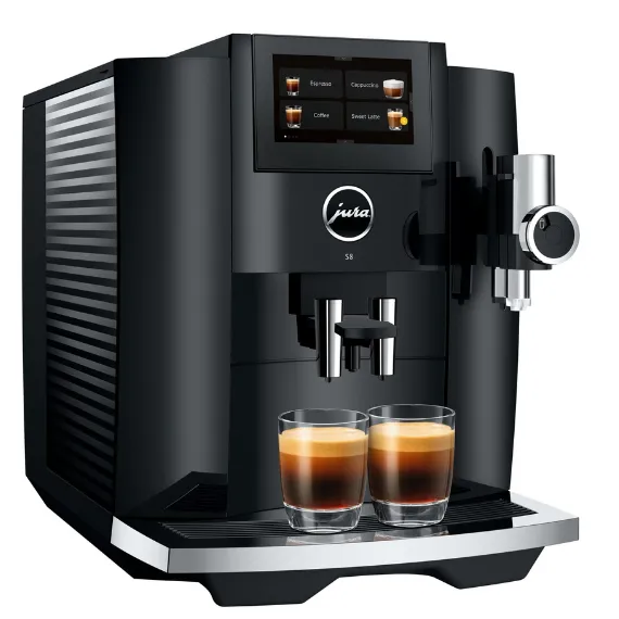 Machine à café automatique à grains S8 Piano Black (EB)