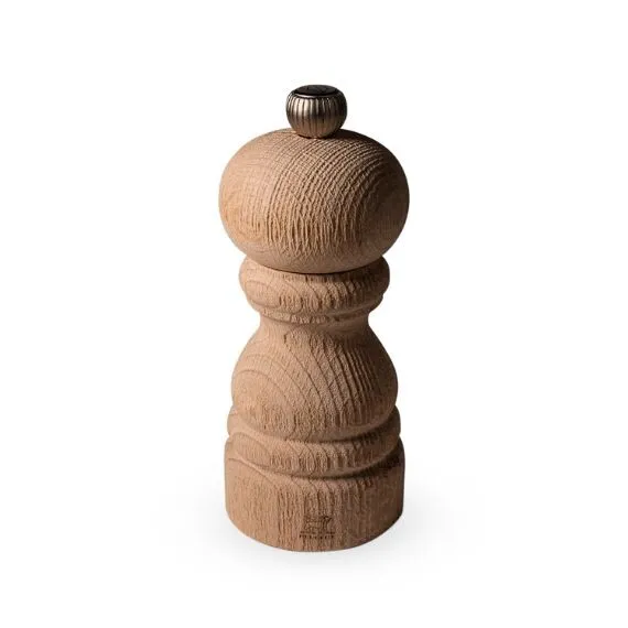 Moulin à poivre manuel en bois et son poivre Fair Trade, 12 cm - 4,75in