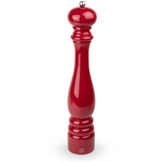 Moulin à poivre manuel en bois, u'select laqué rouge passion, 40 cm - 16in