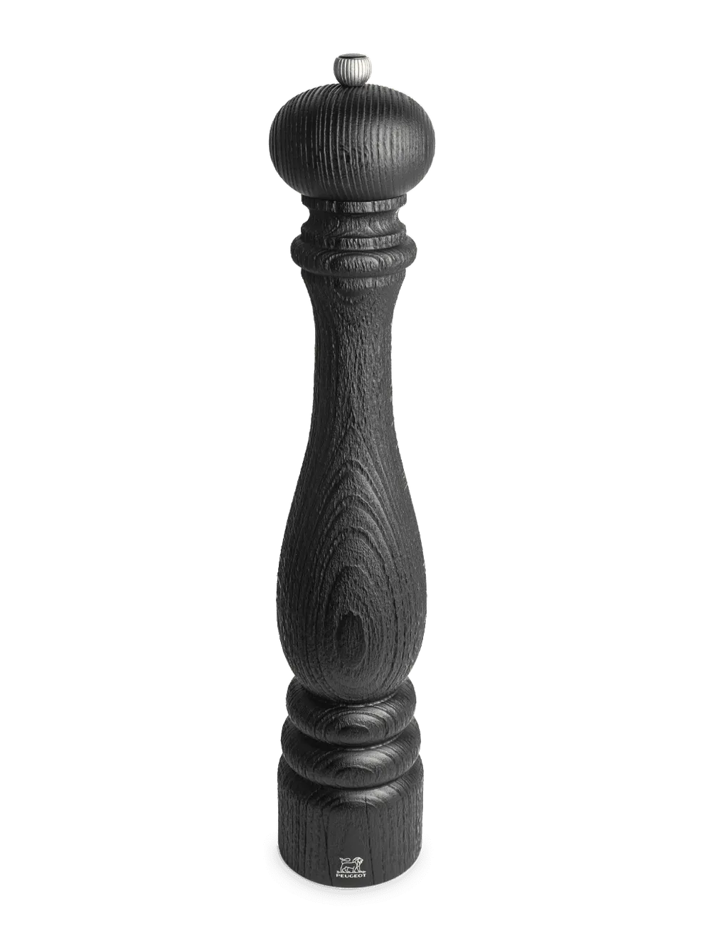 Moulin à poivre manuel en bois upcyclé et son poivre Fair Trade, noir, 40 cm - 1