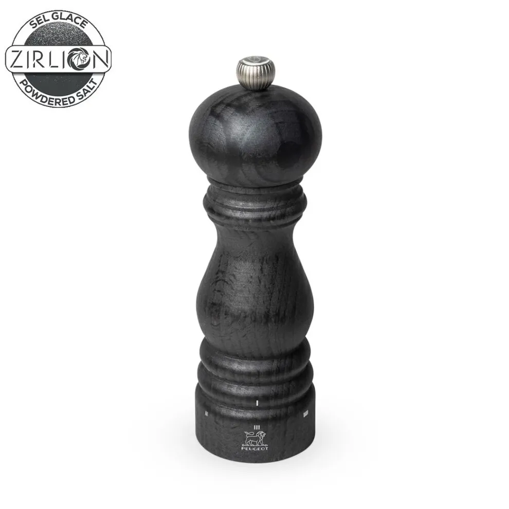 Moulin à sel Manuel 18 cm Graphite PARIS Mécanisme Zirlion