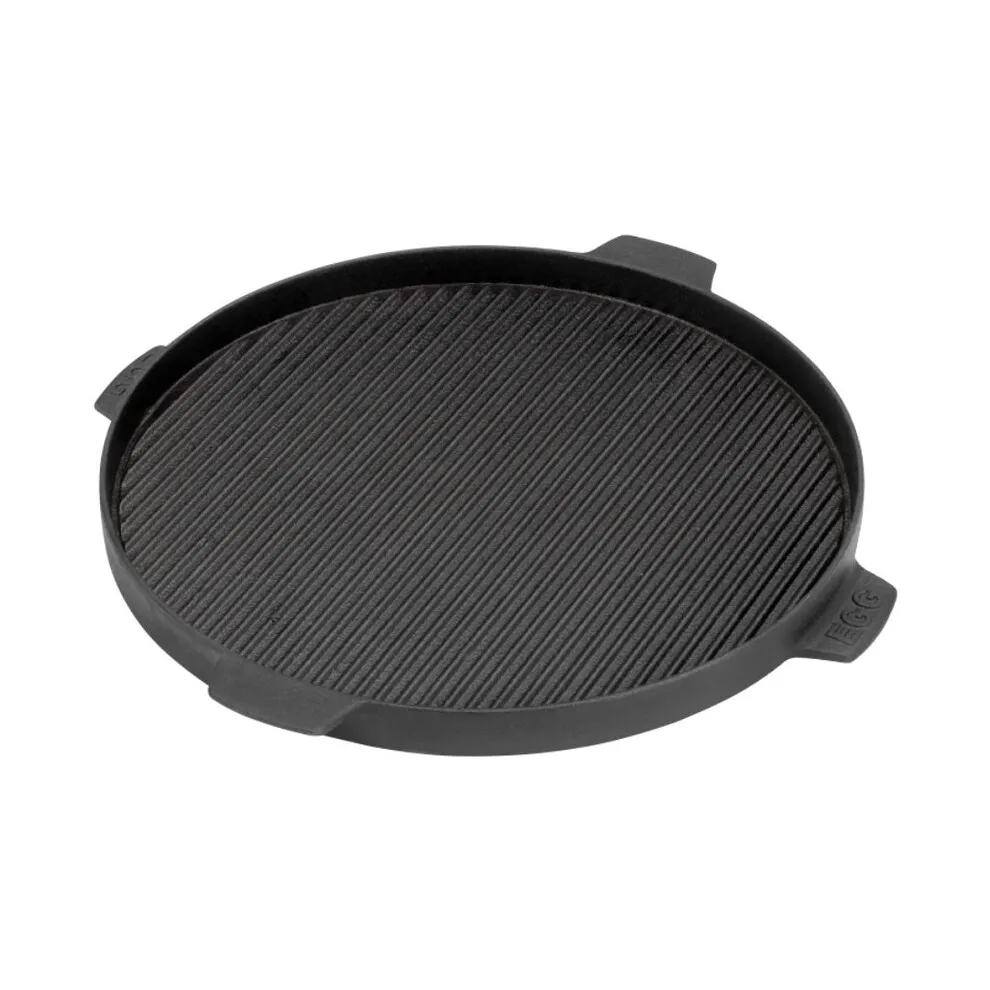Plancha ronde reversible en fonte ø 26 cm pour Big Green Egg MiniMax