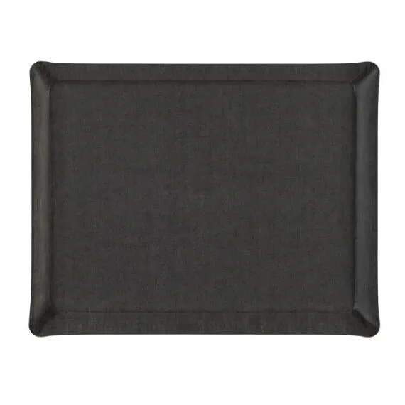 Plateau Acrylique 37 x 28 cm Lin Gris